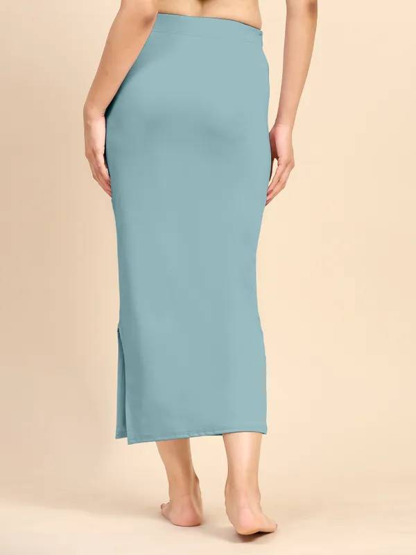 SageGreen_Polyester_Spandex_Stretchable_Straight_Saree_Shapewear_Petticoat_for_Women