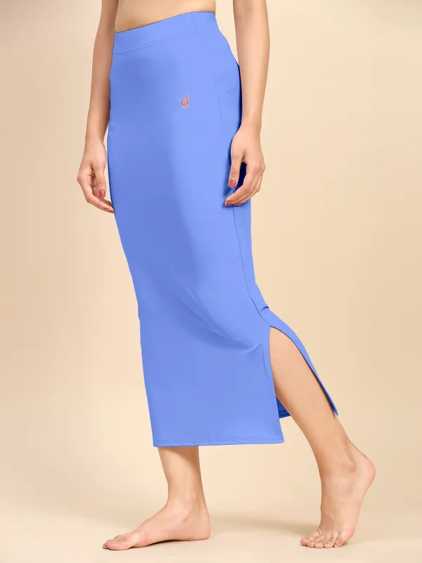 SkyBlue_Polyester_Spandex_Stretchable_Straight_Saree_Shapewear_Petticoat_for_Women