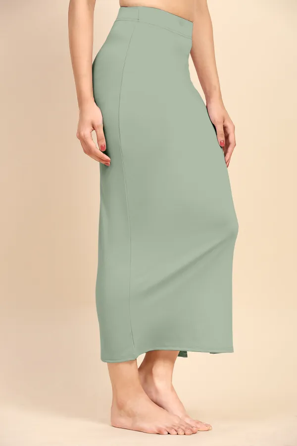 SteelGreen_Polyester_Spandex_Stretchable_Straight_Saree_Shapewear_Petticoat_for_Women