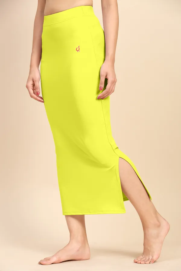 Yellow_Polyester_Spandex_Stretchable_Straight_Saree_Shapewear_Petticoat_for_Women