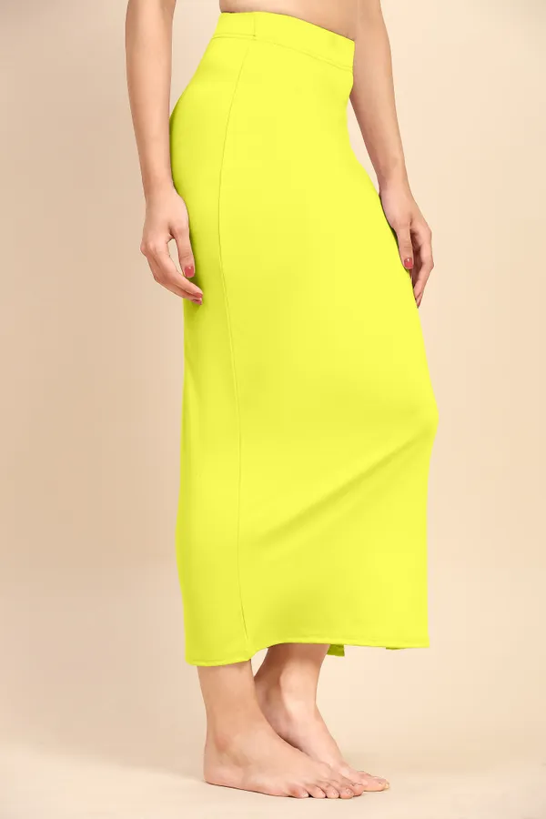 Yellow_Polyester_Spandex_Stretchable_Straight_Saree_Shapewear_Petticoat_for_Women