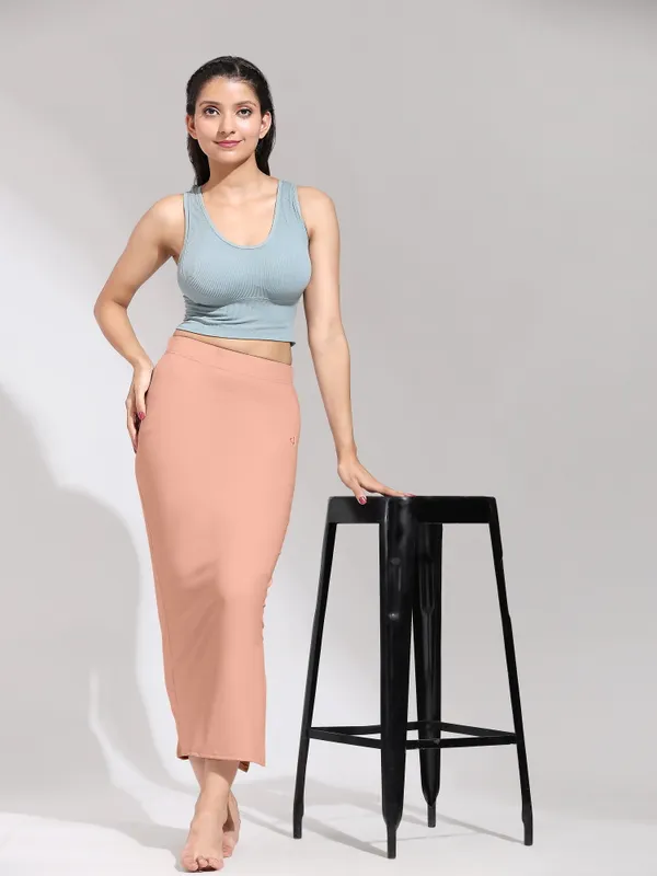 �Appricoat_Polyester_Spandex_Stretchable_Straight_Saree_Shapewear_Petticoat_for_Women