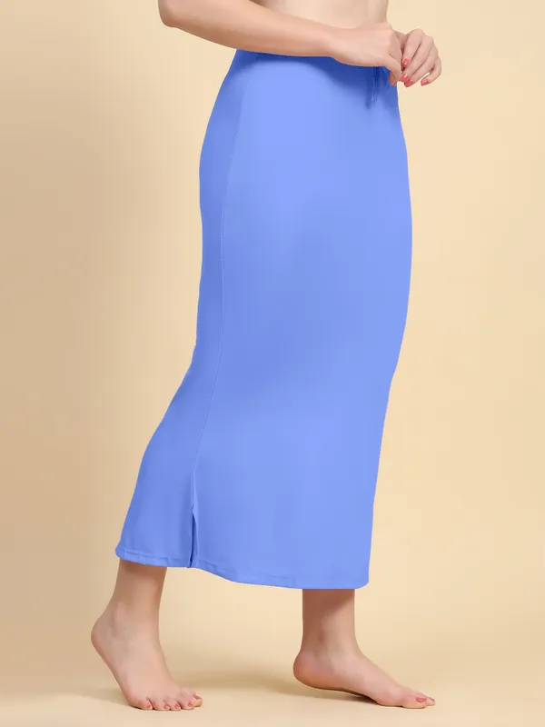 Blue_Solid_Drawstring_Flared_Midi_Skirt_for_Women