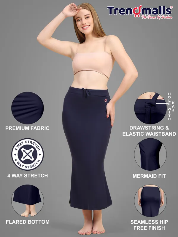Navy_Long_Fit_And_Flare_Skirt_for_Women