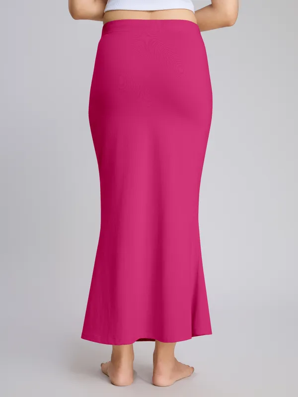 Pink_Cotton_Saree_Shapewear_Petticoat_�_Stretchable_Mermaid_Fit,_Drawstring_Waist