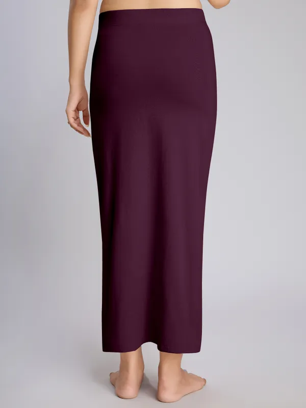 Purple_Cotton_Saree_Shapewear_Petticoat_�_Stretchable_Straight_Fit,_Drawstring_Waist