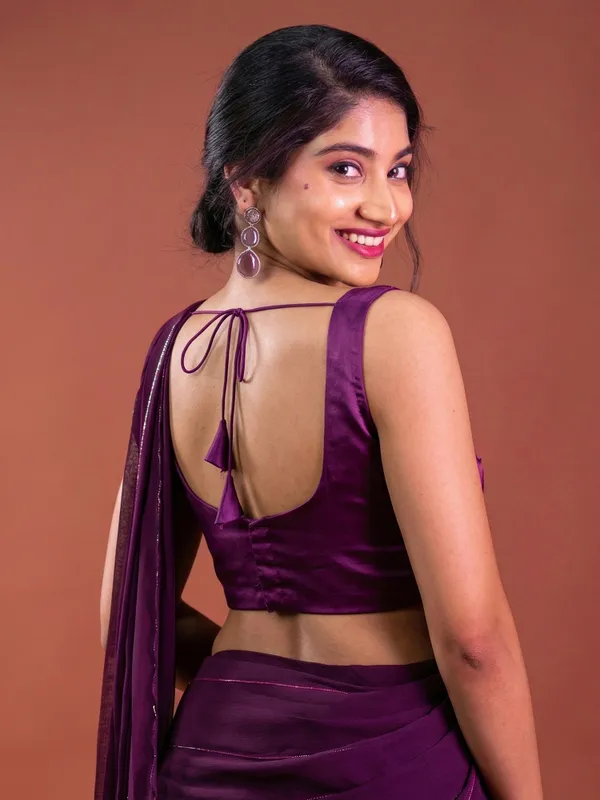 Purple_Fandy_Satin_Silk_Sleeveless_Blouse_Stylish_Saree_Blouse_Ready_To_Wear