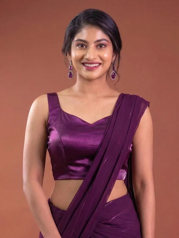 Purple_Fandy_Satin_Silk_Sleeveless_Blouse_Stylish_Saree_Blouse_Ready_To_Wear