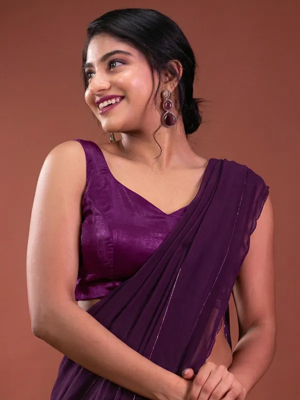 Purple_Fandy_Satin_Silk_Sleeveless_Blouse_Stylish_Saree_Blouse_Ready_To_Wear