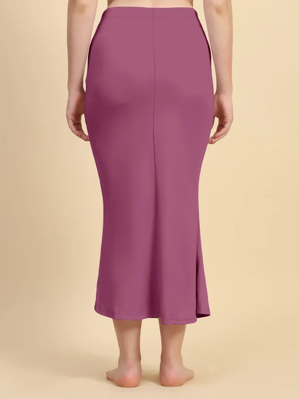 Mauve_Drawstring_Mermaid_Skirt_for_Women