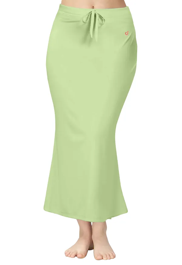 Green_Drawstring_Midi_Skirt_for_Women