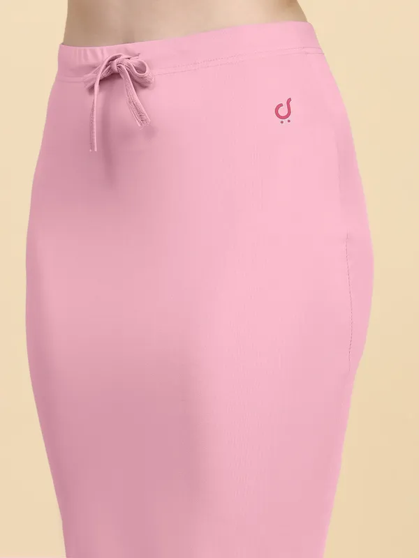 Pink_Drawstring_Midi_Skirt_for_Women