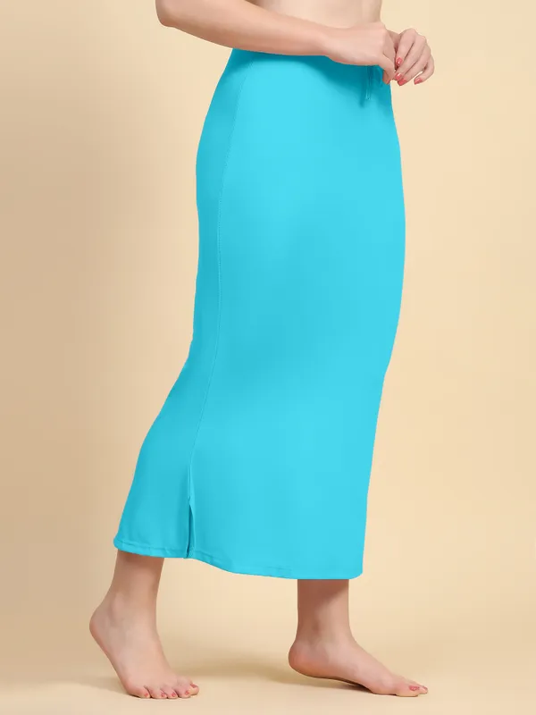 Turquoise_Solid_Mermaid_Skirt_for_Women