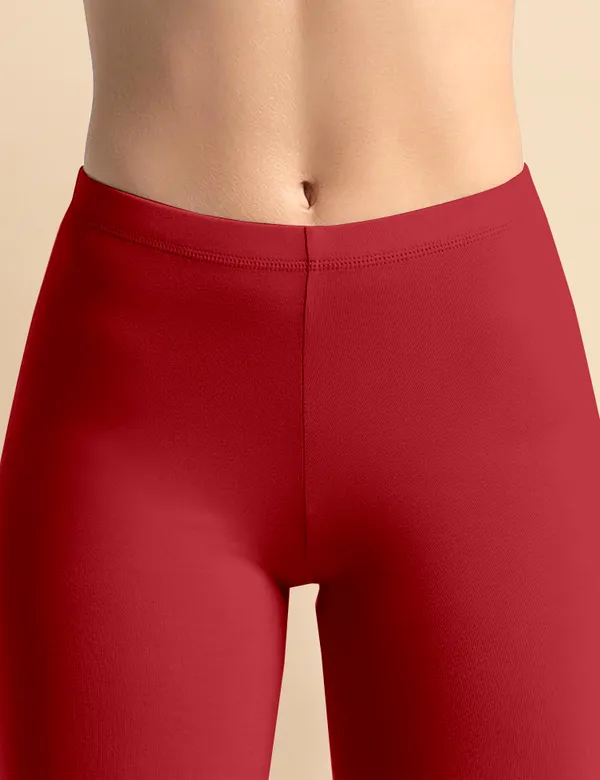Red_Cotton_Tummy_Tucker_Shorts_�_High_Waist_Seamless_Shapewear_Thigh_Slimmer_with_Tummy_Control