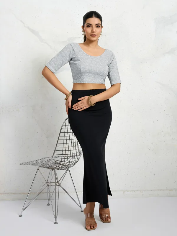 Silver_Polyester_Elastane_Zari_Stretchable_Ready_to_Wear_Blouse_for_women