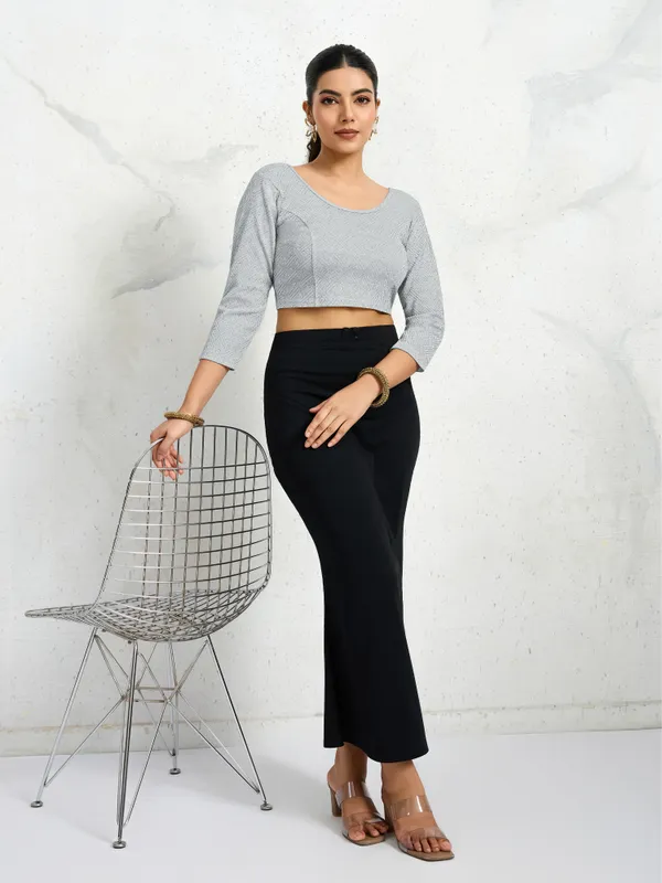 Silver_Polyester_Elastane_Zari_Stretchable_Ready_to_Wear_Blouse_for_women