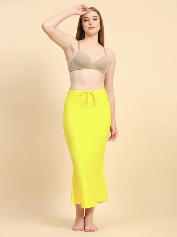 Yellow_Stretch_Mermaid_Skirt_for_Women