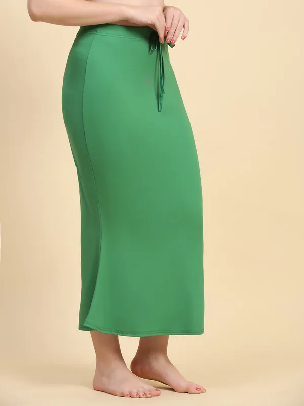 Green_Stretch_Mermaid_Midi_Skirt_for_Women