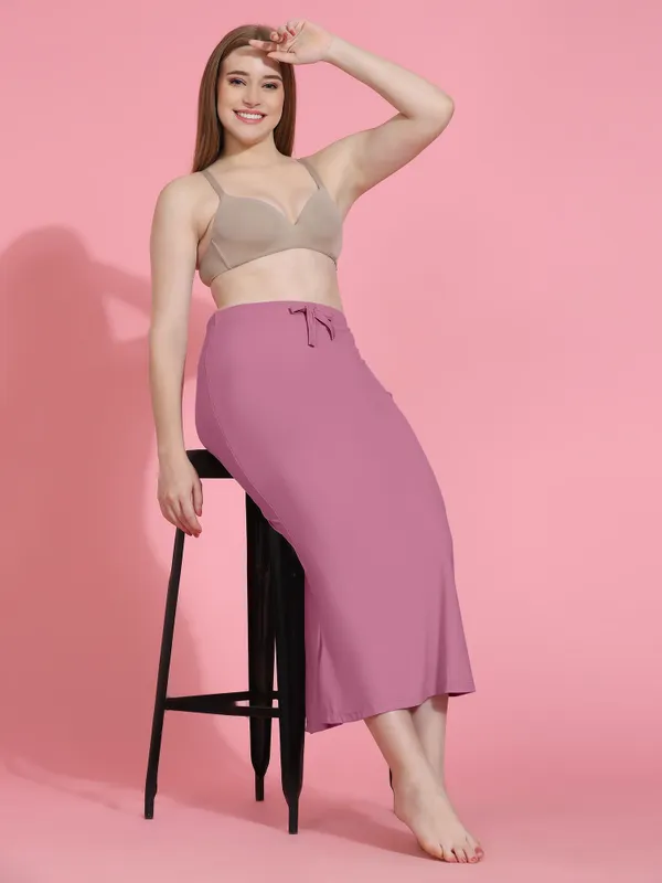 Pink_Fitted_Mermaid_Skirt_for_Women