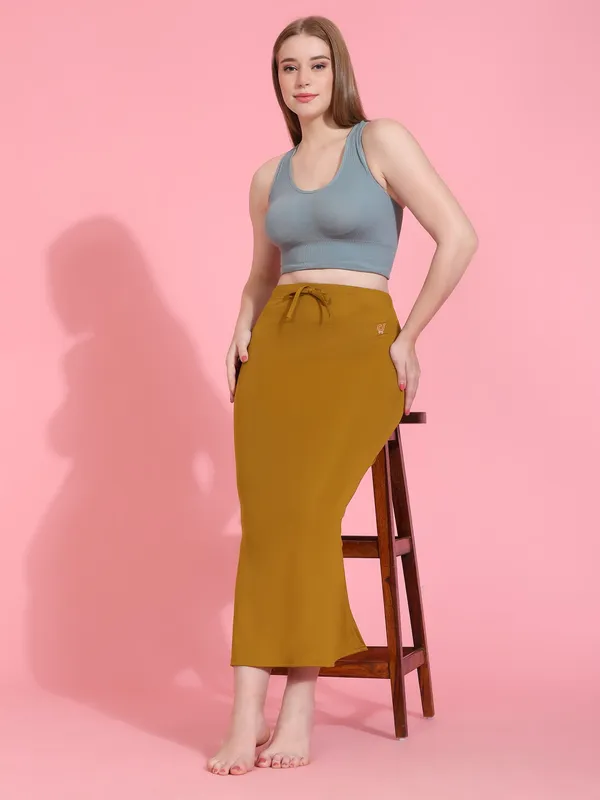Mustard_Solid_Drawstring_Midi_Skirt_for_Women