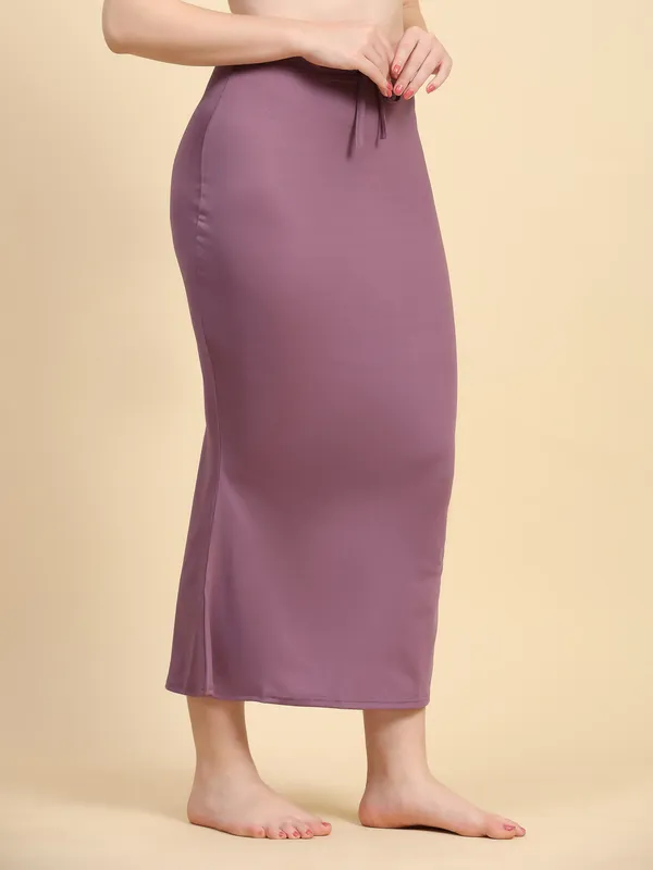 Mauve_Stretch_Mermaid_Skirt_for_Women