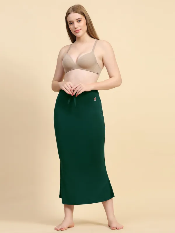 Green_Stretch_Mermaid_Fit_Skirt_for_Women