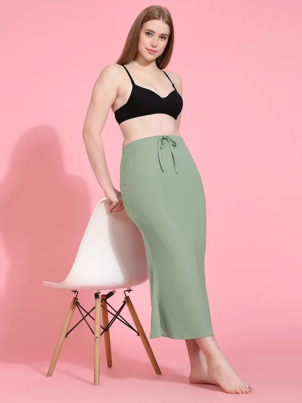 Sage_Green_Drawstring_Mermaid_Skirt_for_Women