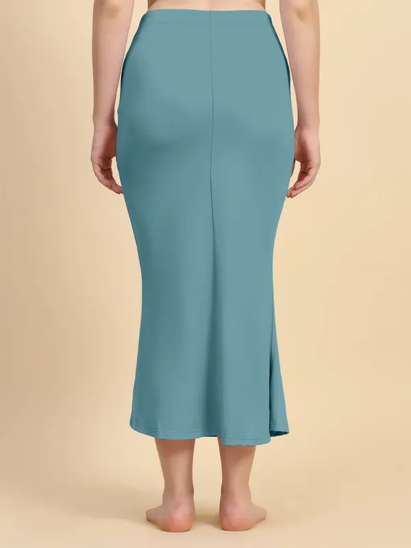 Teal_Mermaid_Midi_Skirt_for_Women