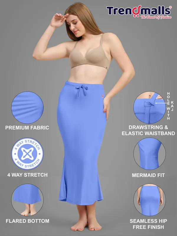 Blue_Solid_Drawstring_Flared_Midi_Skirt_for_Women