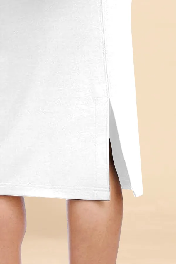 White_Lycra_Pencil_Skirt_�_High_Waist_Bodycon_Fit,_Stretchable_&_Sleek_Midi_Skirt
