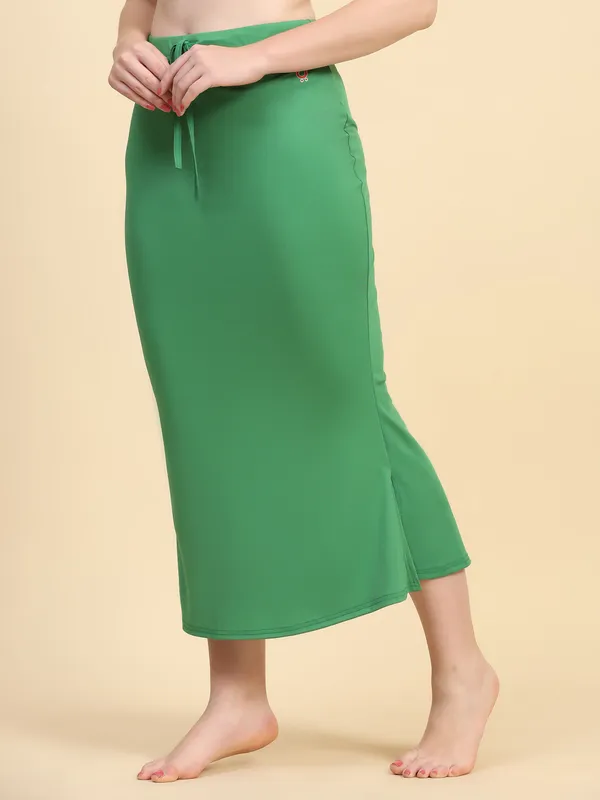 Green_Stretch_Mermaid_Midi_Skirt_for_Women