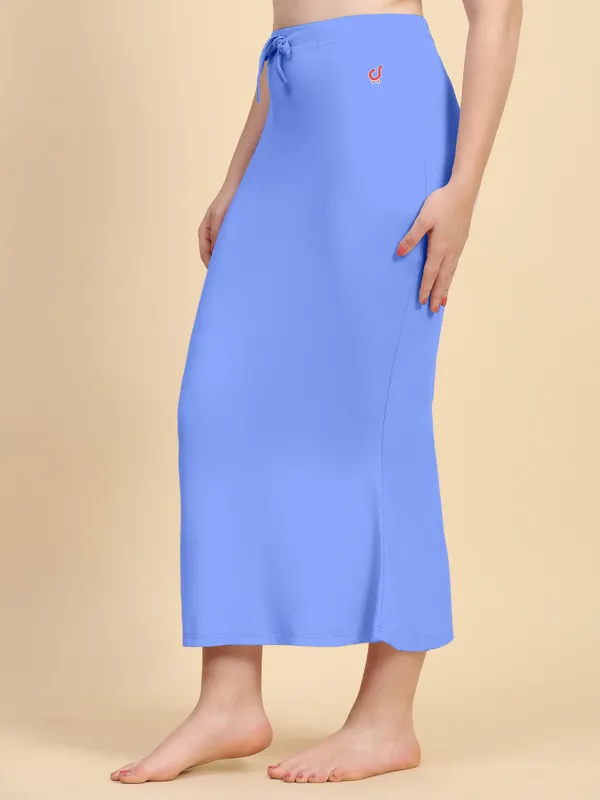 Blue_Solid_Drawstring_Flared_Midi_Skirt_for_Women