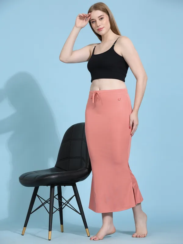 Pink_Bodycon_Drawstring_Midi_Skirt_for_Women