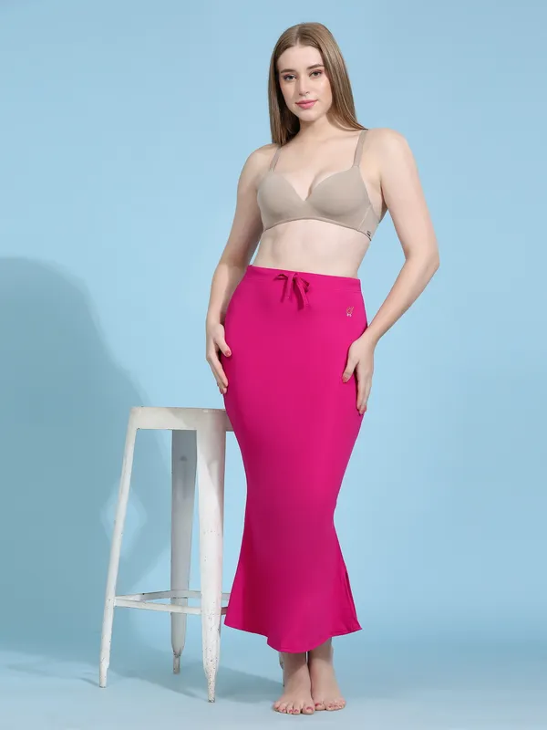 Pink_Stretch_Mermaid_Skirt_for_Women