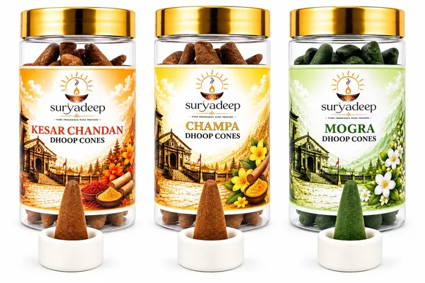 Suryadeep_Kesar_Chandan_Champa_Mogra_Dhoop_Cone_(Pack_Of_3)