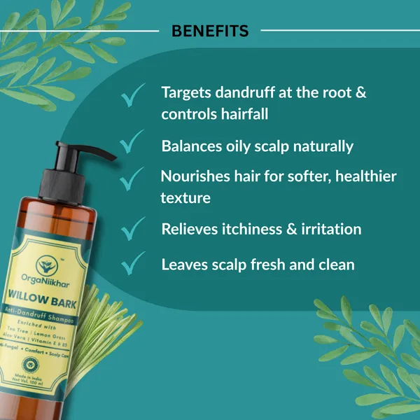 Organiikhar_Willow_Bark_Tea_Tree_Anti-Dandruff_Shampoo