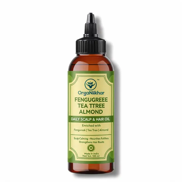Organiikhar_Fenugreek_Tea_Tree_Almond_Daily_Scalp_&_Hair_Oil