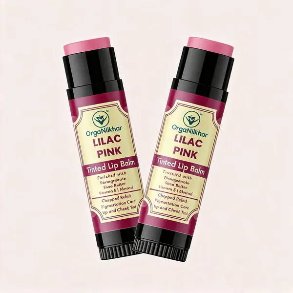 Organiikhar_Lilac_Pink_Pomegranate_Shea_Butter_Tinted_Lip_Balm_-_Pack_of_2