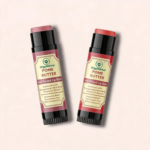 Organiikhar_Pome_Butter_Shea_Vitamin_E_Clear_Lip_Balm_-_Pack_of_2