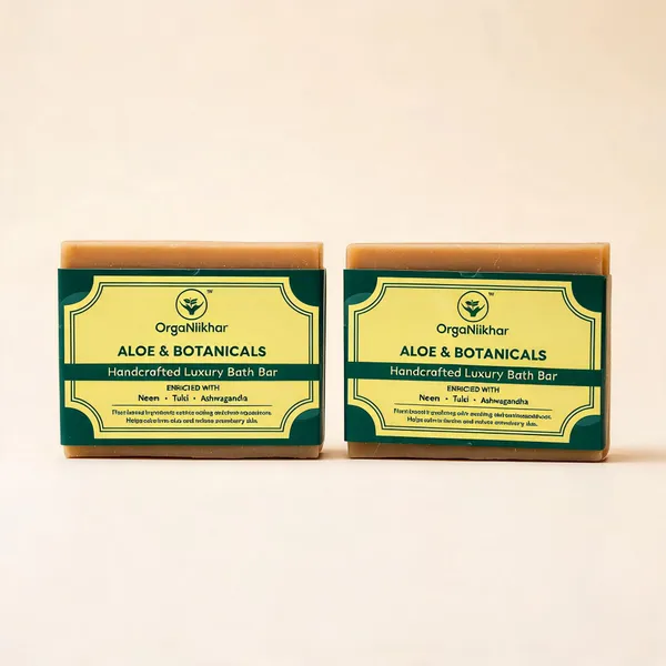 Organiikhar_Aloe_Botanicals_Neem_Tulsi_Luxury_Bath_Bar_-_Pack_of_2