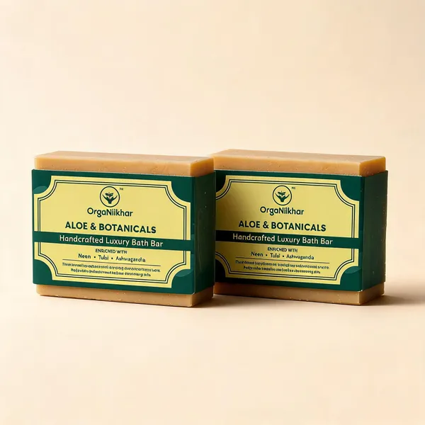 Organiikhar_Aloe_Botanicals_Neem_Tulsi_Luxury_Bath_Bar_-_Pack_of_2
