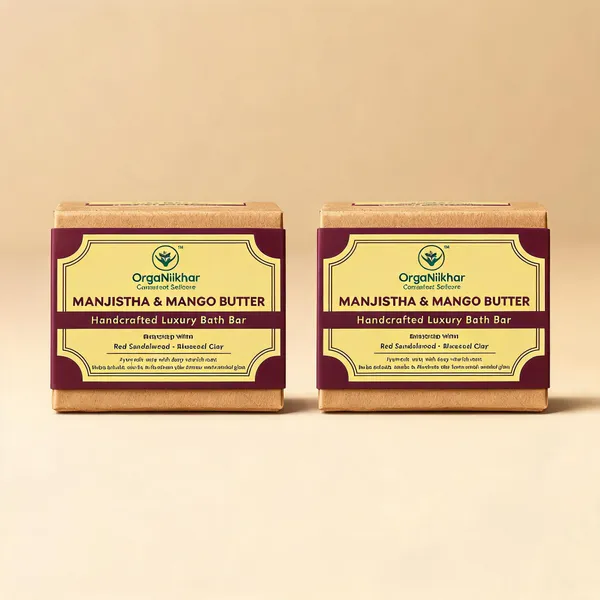 Organiikhar_Manjistha_Mango_Butter_Rhassoul_Clay_Luxury_Bath_Bar_-_Pack_of_2