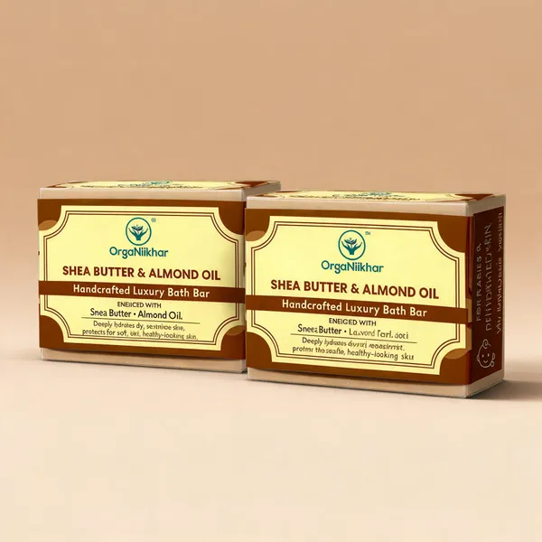 Organiikhar_Shea_Butter_Almond_Oil_Luxury_Bath_Bar_-_Pack_of_2