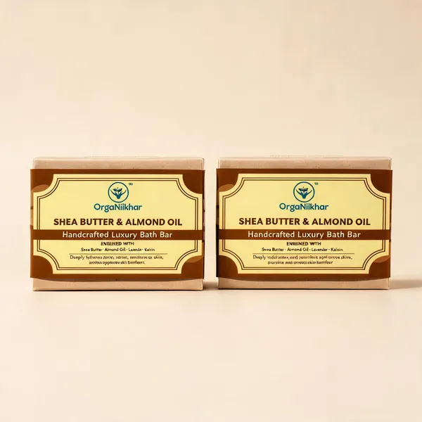 Organiikhar_Shea_Butter_Almond_Oil_Luxury_Bath_Bar_-_Pack_of_2