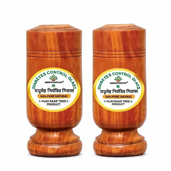 Oneclick_Wooden_Sugar_Control_Home_Remedy_Vijaysar_Herbal_Tumbler_Glass_100_Ml_P1_Glass_Water/Juice_Glass_(100_Ml,_Wood,_Light_Brown)_-_Pack_Of_2
