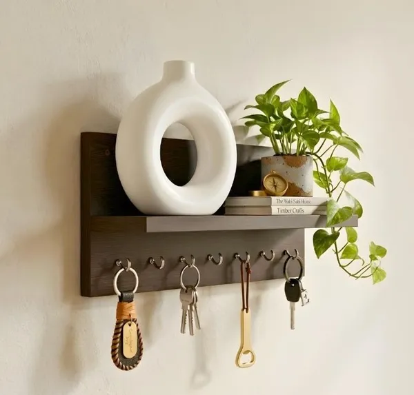 as_dreem_KEY_HOLDER_NEW323_Wood_Key_Holder_(7_Hooks,_Brown)