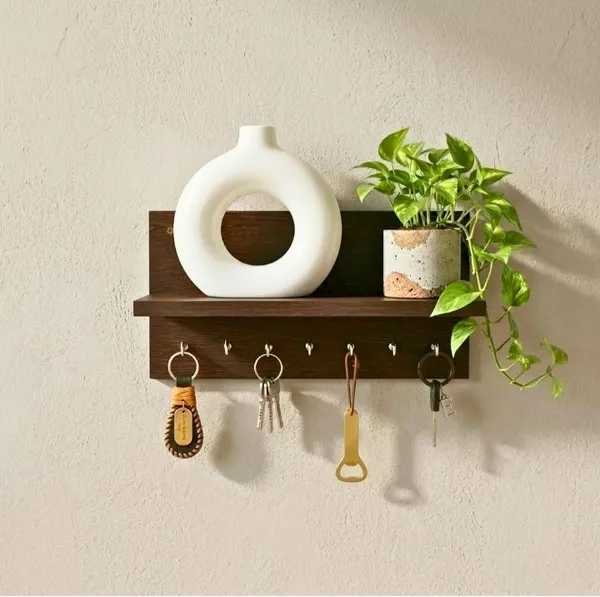 as_dreem_KEY_HOLDER_NEW323_Wood_Key_Holder_(7_Hooks,_Brown)