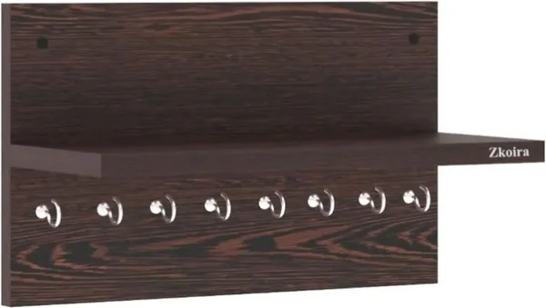 as_dreem_EDFGBN_Wood_Key_Holder_(7_Hooks,_Brown)