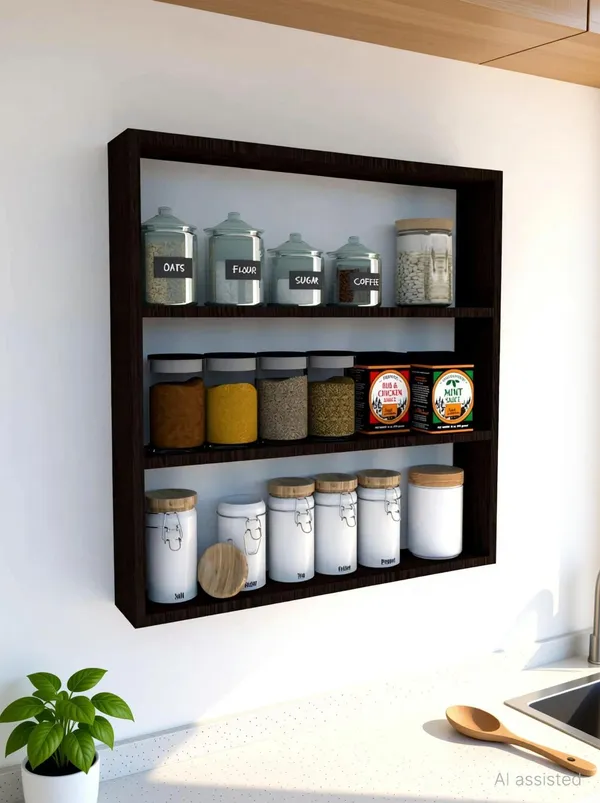 Wudan_Haat_Containers_Kitchen_Rack_Wood_Foldable_Kitchen_Rack_for_Containers/Jars/Bottles/Spice_Container/Cups_()