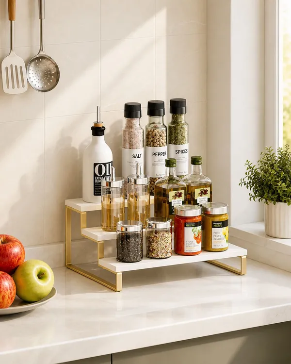 LHD_Utensil_Kitchen_Rack_Wood,_Iron_Primium_spice_rack_golden_white_()